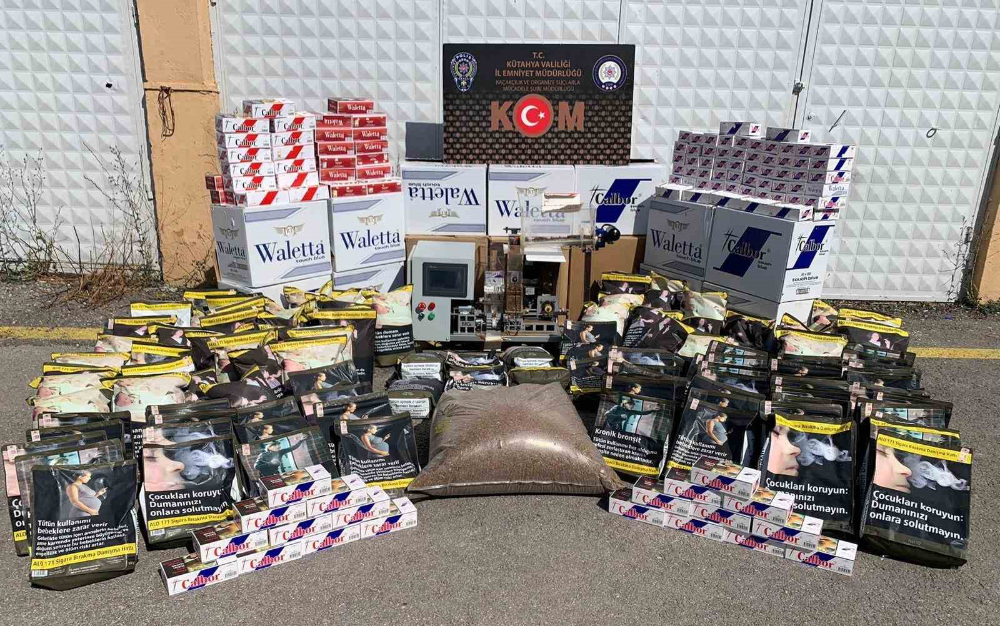 Kütahya’da Kaçak Tütün Operasyonu 